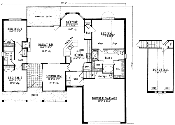 main floor house blueprint