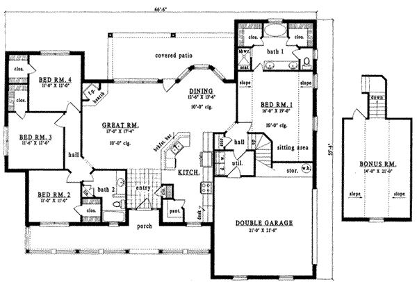 main floor house blueprint