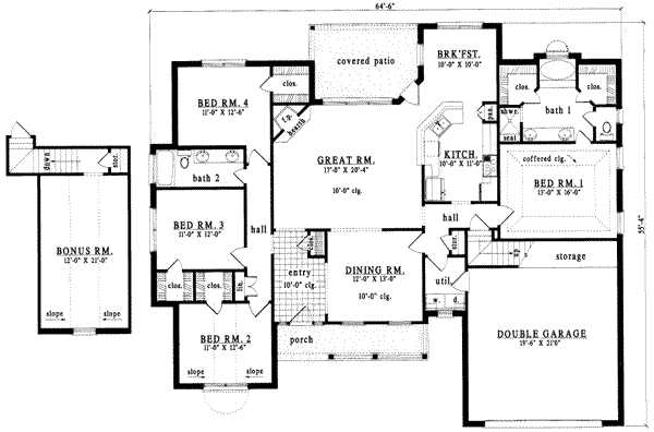 main floor house blueprint
