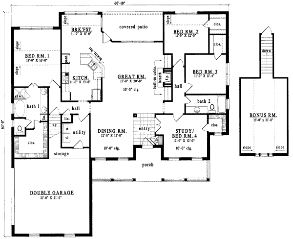 main floor house blueprint