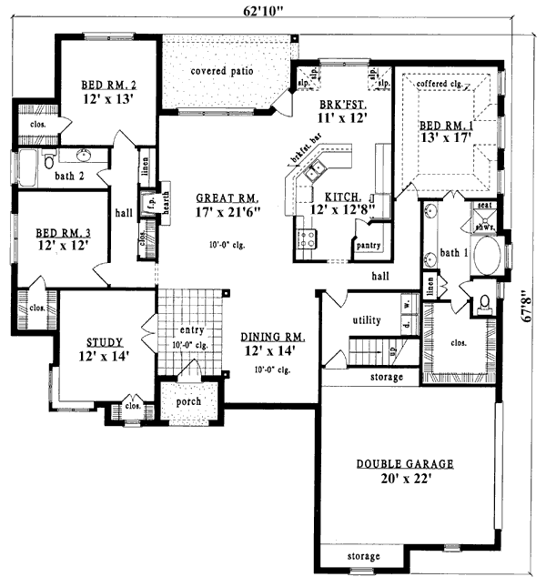 main floor house blueprint