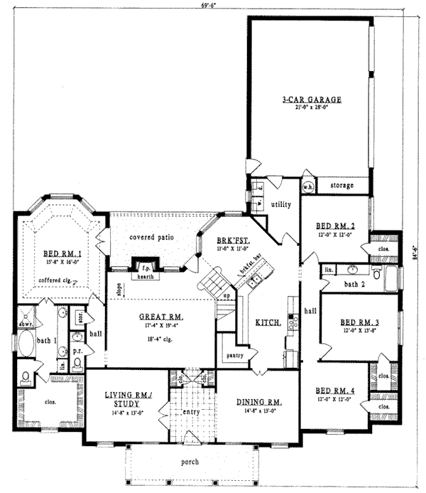 main floor house blueprint
