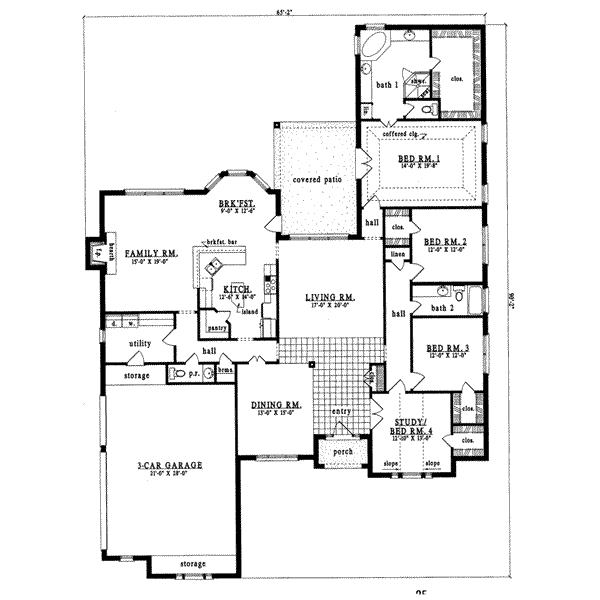 main floor house blueprint