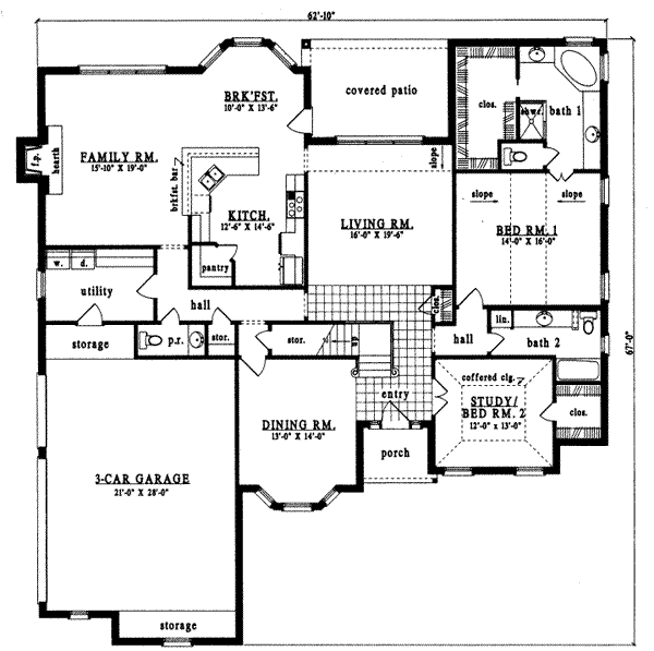 main floor house blueprint