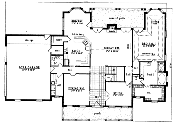 main floor house blueprint