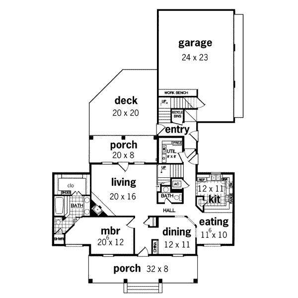 main floor house blueprint