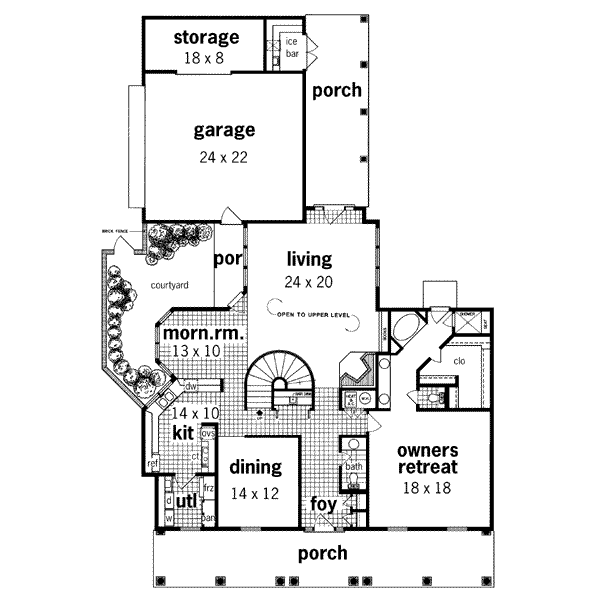main floor house blueprint