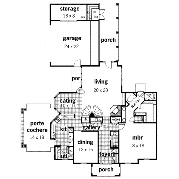 main floor house blueprint