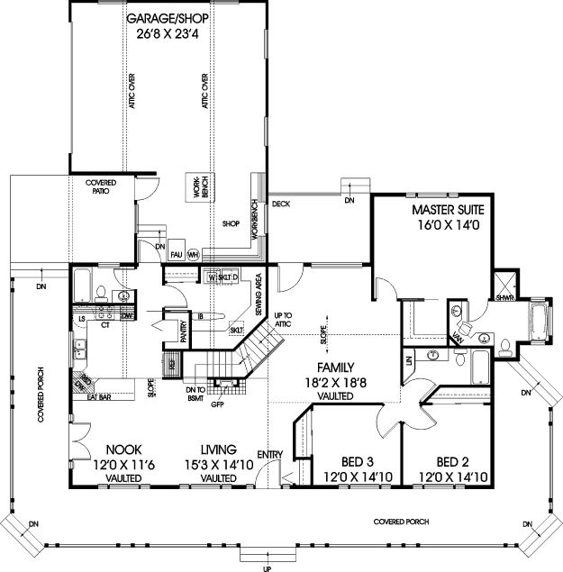 main floor house blueprint