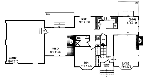 main floor house blueprint