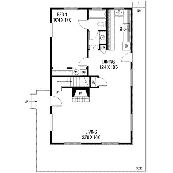 main floor house blueprint