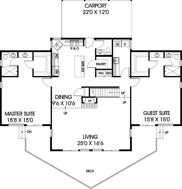 main floor house blueprint