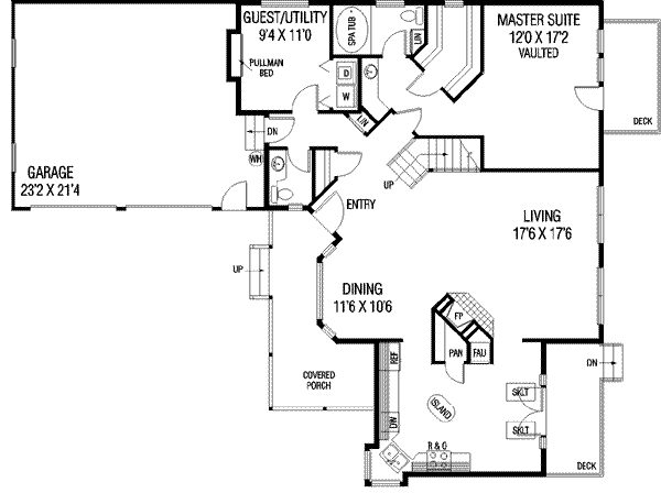 main floor house blueprint