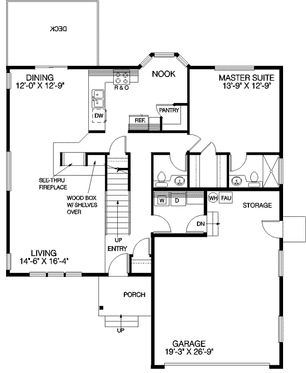 main floor house blueprint