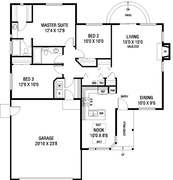 main floor house blueprint