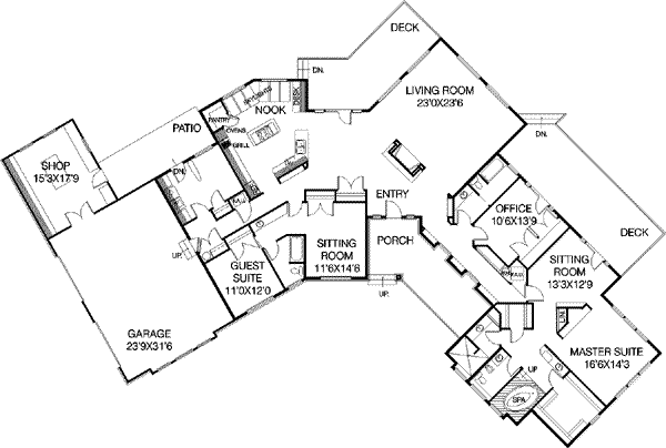 main floor house blueprint