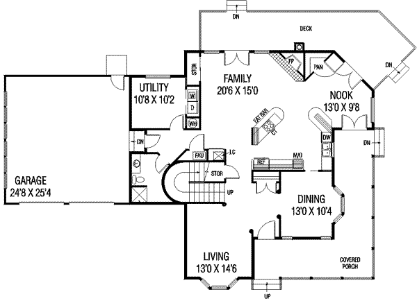 main floor house blueprint