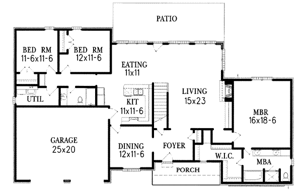 main floor house blueprint