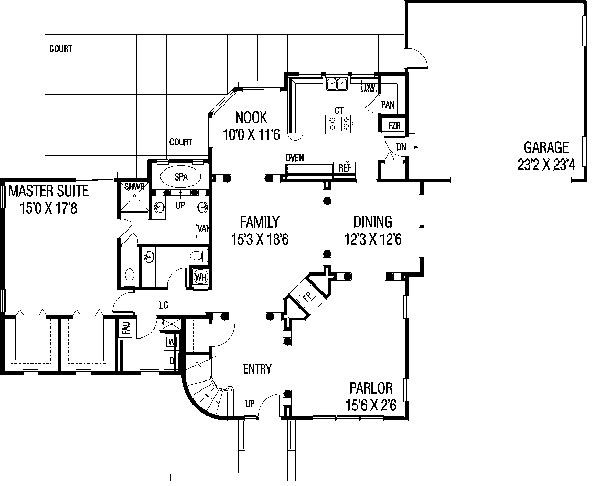 main floor house blueprint