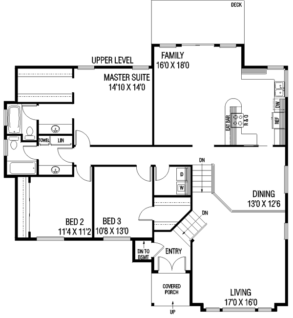 main floor house blueprint