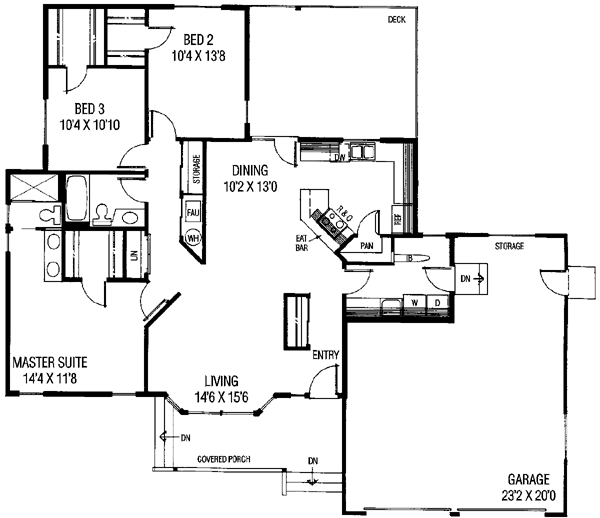 main floor house blueprint