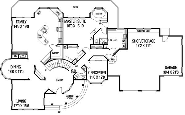 main floor house blueprint