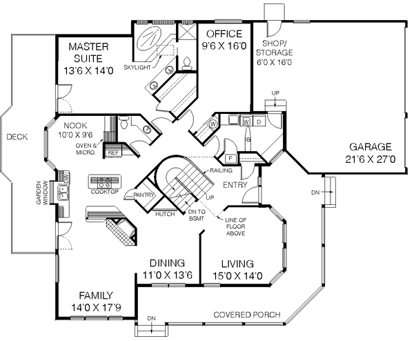 main floor house blueprint