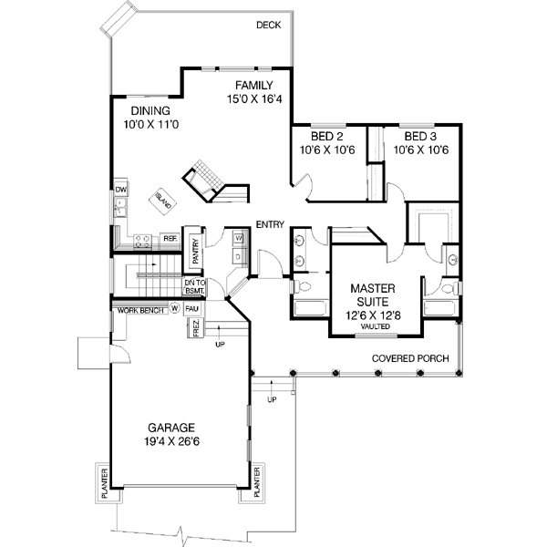 main floor house blueprint