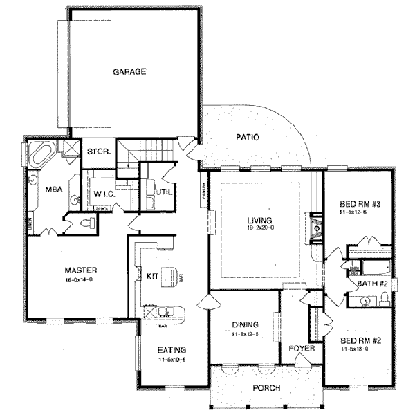 main floor house blueprint