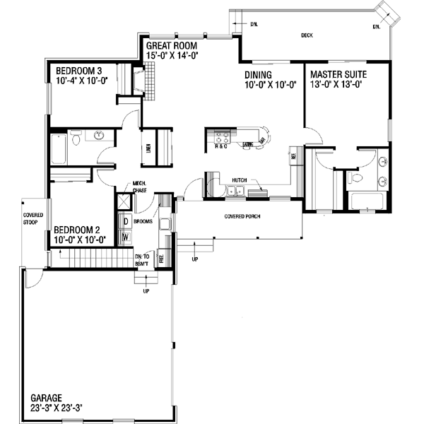 main floor house blueprint