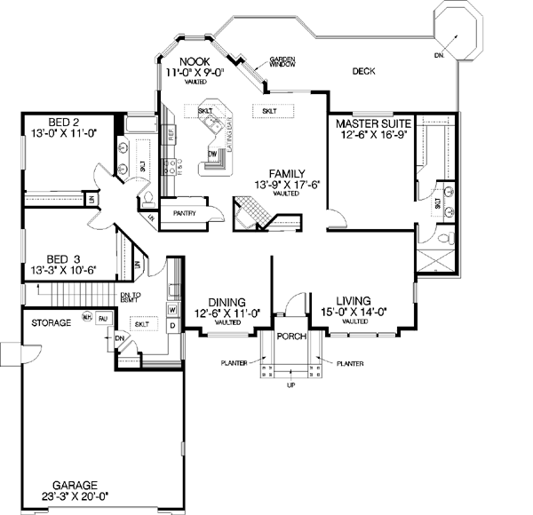 main floor house blueprint