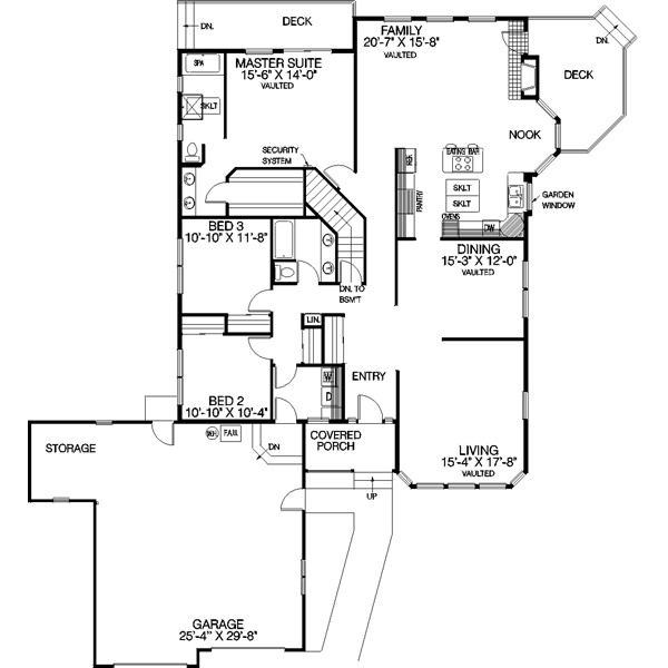 main floor house blueprint