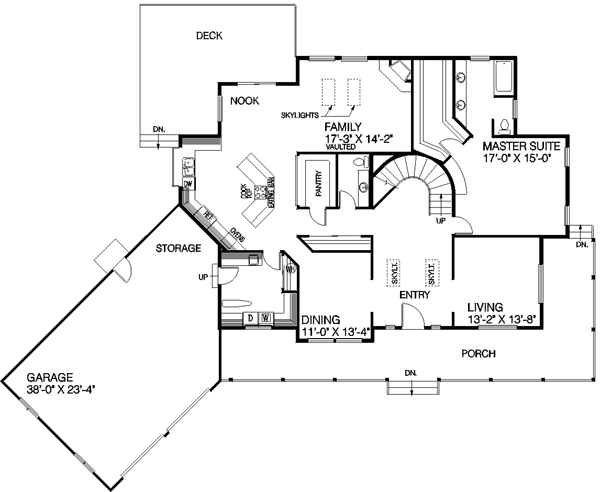main floor house blueprint