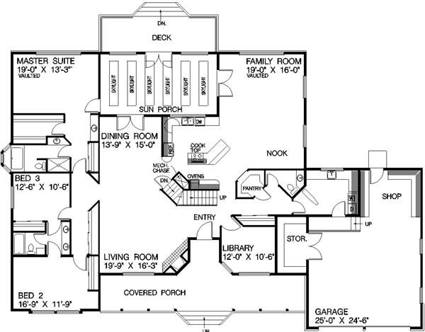 main floor house blueprint