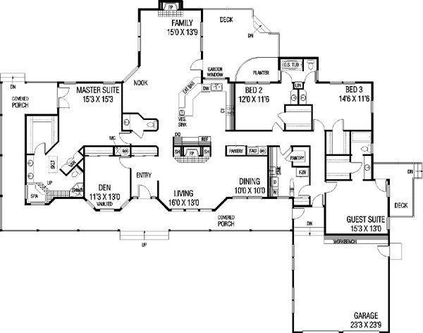 main floor house blueprint