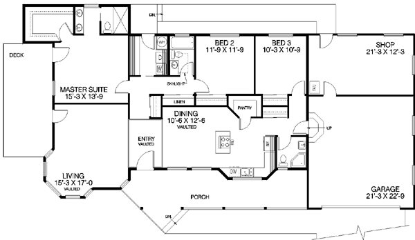 main floor house blueprint