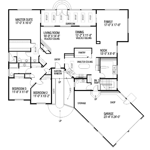 main floor house blueprint