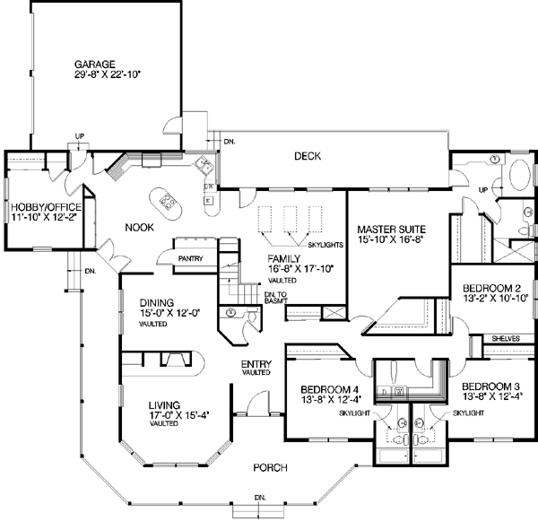 main floor house blueprint