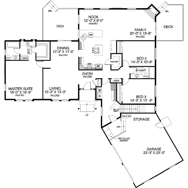 main floor house blueprint