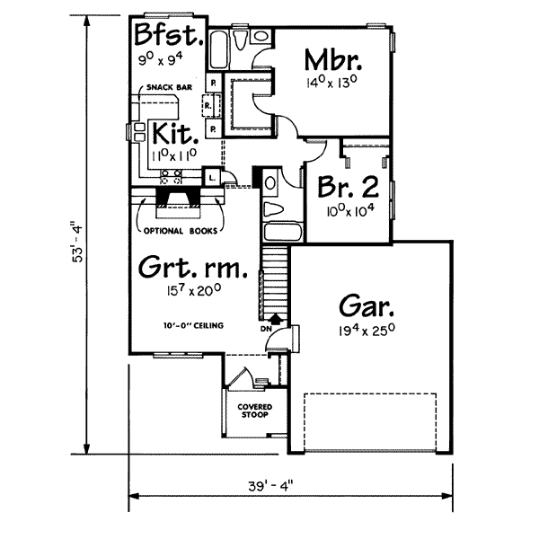 main floor house blueprint