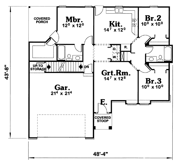 main floor house blueprint