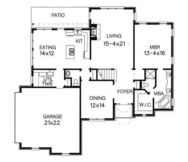 main floor house blueprint