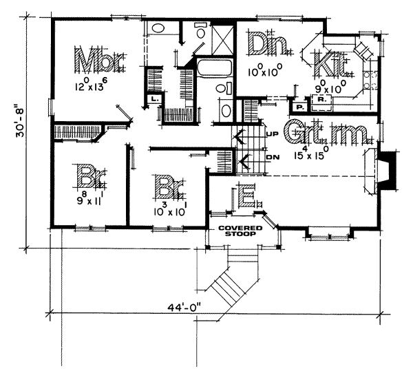 main floor house blueprint