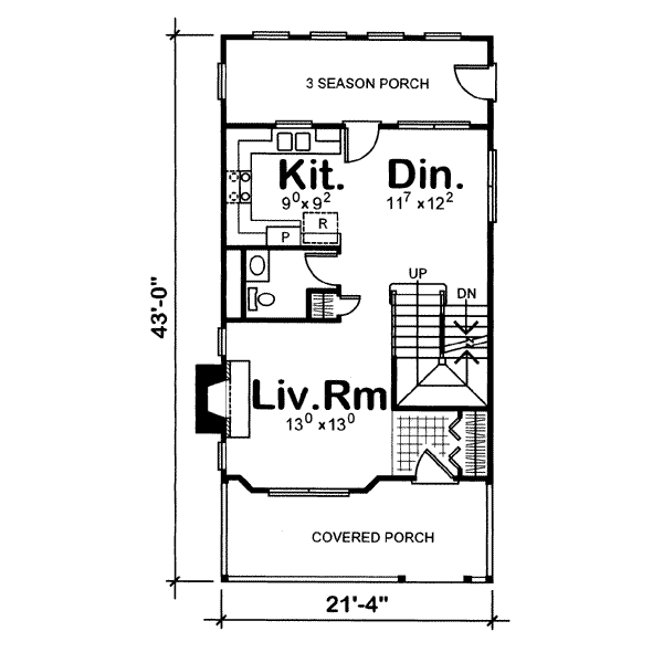 main floor house blueprint