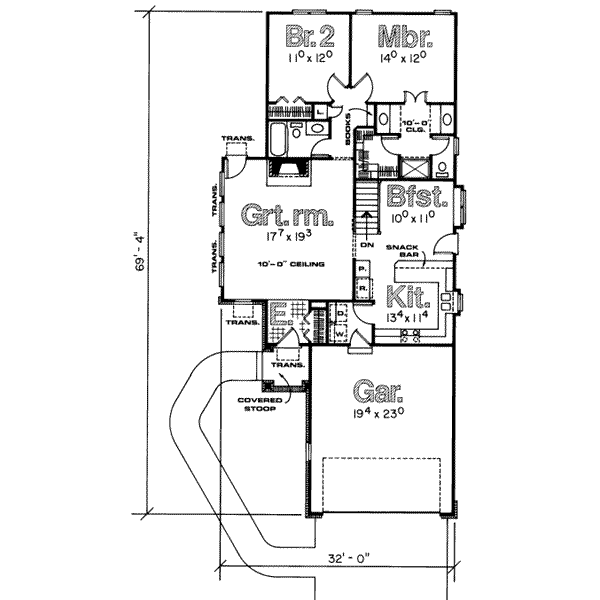 main floor house blueprint