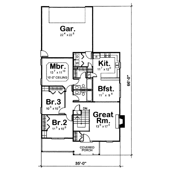 main floor house blueprint