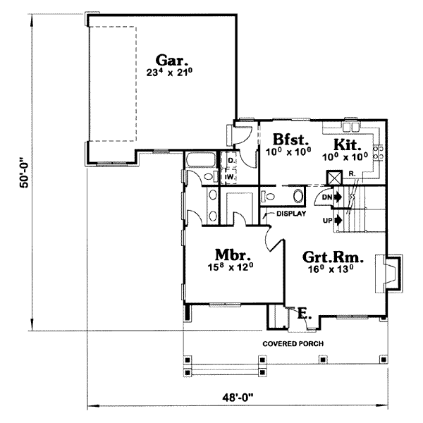 main floor house blueprint