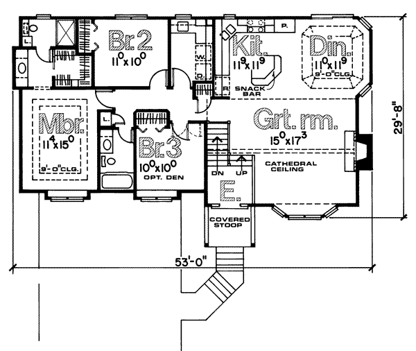 main floor house blueprint