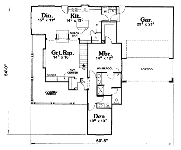 main floor house blueprint
