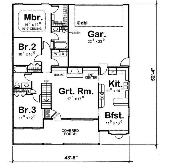 main floor house blueprint